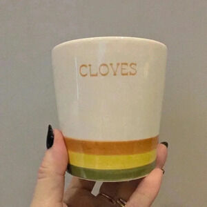 Vintage cloves pot